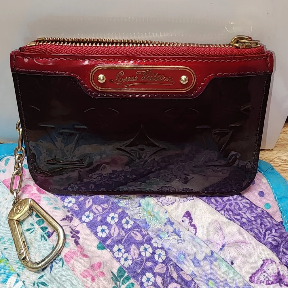 used rehabbed louis vuitton key pouch
